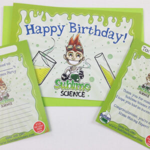 Science Party Invitations & Thank Yous